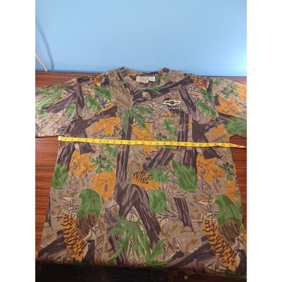 Boggy Creek Apparel Chevrolet Camo T-shirt Size Medium Racing Hunting Leaves - Picture 3 of 7